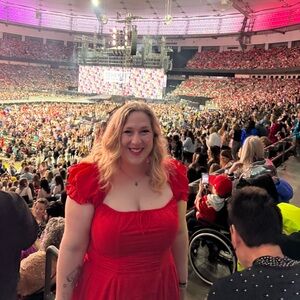 Bright Red Selkie Dress (Perfect for twirling 💃💃)